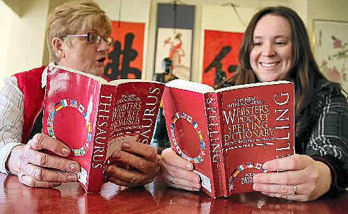 Lorraine’s owner Lorraine Dent and Warwick Tourism and Events’ Shona Gibson brush up on their English ahead of the evening of literature this Saturday. Lorraine’s owner Lorraine Dent and Warwick Tourism and Events’ Shona Gibson brush up on their English ahead of the evening of literature this Saturday.